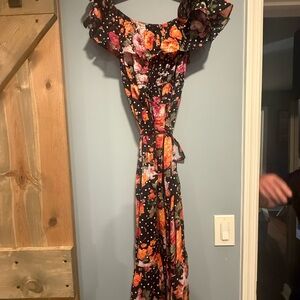 Floral off the shoulder Maxi Dress